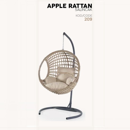 Rattan Apple Salıncak