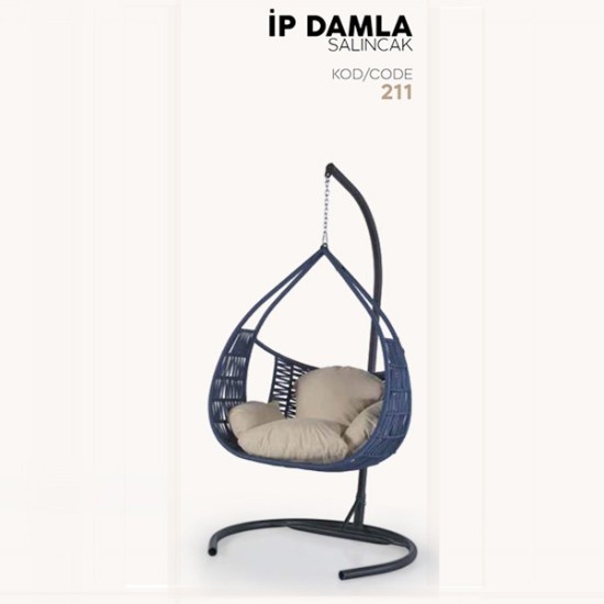 Rattan Damla Salıncak