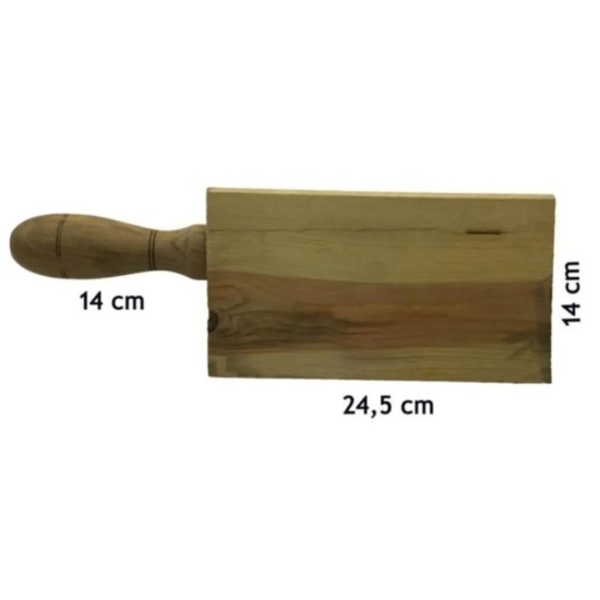 Tahta Oto Araç Araba Kamyon Tır Traktör Teker Takozu 24 Cm