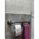 Paslanmaz Wc-Banyo Havluluklu Tutunma Barı