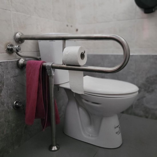 Engelli Tutunma Barı Tuvalet Kağıtlıklı Banyo Wc Küvet Paslanmaz Mat Satine Yüzeyli Sabir Ayarlanabilir Ayaklı Engelli Tutunma Barı Tuvalet Kağıtlıklı Banyo Wc Küvet Paslanmaz Mat Satine Yüzeyli Sabir Ayarlanabilir Ayaklı