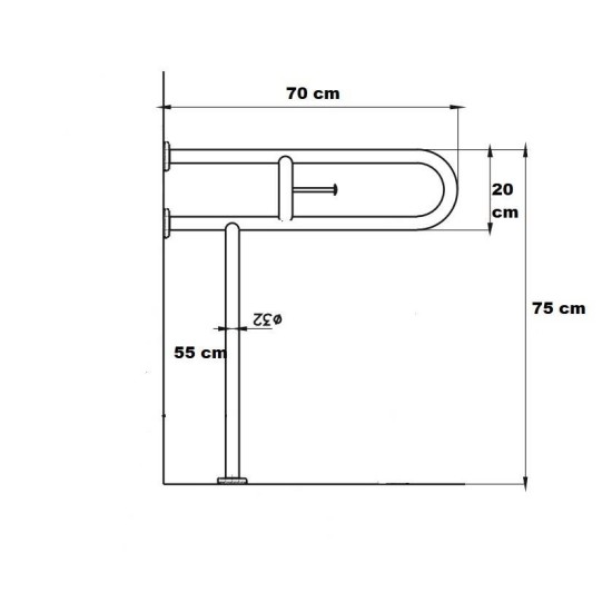 Engelli Tutunma Barı Tuvalet Kağıtlıklı Banyo Wc Küvet Paslanmaz Mat Satine Yüzeyli Sabir Ayarlanabilir Ayaklı Engelli Tutunma Barı Tuvalet Kağıtlıklı Banyo Wc Küvet Paslanmaz Mat Satine Yüzeyli Sabir Ayarlanabilir Ayaklı