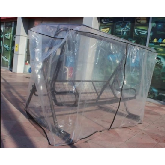 Şeffaf Salıncak Koruma Örtüsü Salıncak Kılıfı Bahçe Salıncak Kılıfı 220x120x150